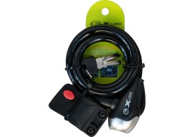 Resim X-Lock Forte Gt Ty 561 Anahtarlı Kilit 130 cm Bisiklet Kilidi (Siyah) 