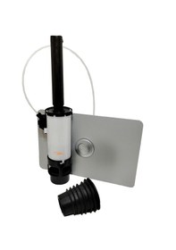 Resim Küçük Boy Gömme Rezervuar Dönüşüm Kiti Boşaltma Buton Çevirici Se Metalik 