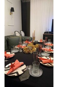 Resim Dekals Çam Ağacı Desenli Peçete Sunum Yüzüğü Peçete Servis Halkası Peçete Sunum Aksesuarı 