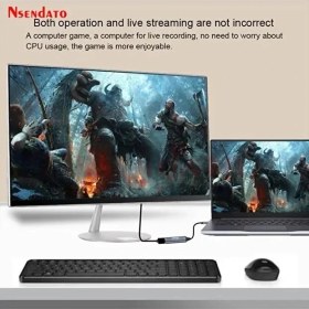 Resim Exonix EX06 Type-C 3.1 To HDMI 1080P 60Hz 4K 30Hz Video Capture Görüntü Yakalama Kartı 
