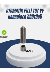 Resim Otomatik Baharat Değirmeni Paslanmaz Gövde Ergonomik Tasarım Çok Renkli 