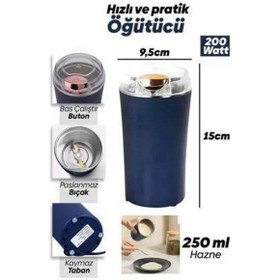 Resim Gld-spt- Dalı Paslanmaz Çelik Kolay Kullanım Kahve Ve Baharat Öğütücü 
