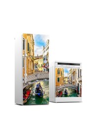 Resim Buzdolabı Ve Bulaşık Makinası Beyaz Eşya Sticker Kaplama Venedik (540886998) 