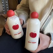 Resim Desenli, Kapaklı ve Sızdırmaz Tasarımıyla 15.22oz Yüksek Borosilikat Sodyum Klorür Cam Su Şişesi - Spor & Outdoor için Jimnastik, İdeal Seyahat ya da Doğa yürüyüşü İçme Kabı. Bulaşık Makinesine Uygun, Dondurucuya İdeal – Mükemmel Noel Hediyesi 