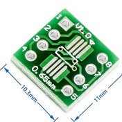 Resim Ssop8 Sop8 Dıp8 Smd Çevirici Pcb Sop8 Ssop8 Tssop8 Ssop Tssop M 