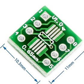 Resim Ssop8 Sop8 Dıp8 Smd Çevirici Pcb Sop8 Ssop8 Tssop8 Ssop Tssop M 