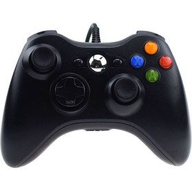 Resim Maiyame Xbox360 Kablolu Chicken Eater Gamepad Usb Titreşimli Pc Oyun Kumandası Siyah 