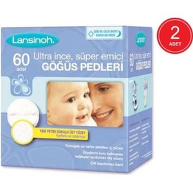 Resim Lansinoh Ultra İnce Göğüs Pedi 2 x 60'lı 