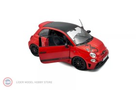 Resim 1:18 Solido 2022 Fiat F595 Abarth Rosso Maranello 