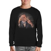 Resim Peaky Blinders - Lit Siyah Çocuk Sweatshirt 