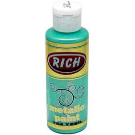 Resim Rich Akrilik Boya Metalik Boya 120 CC Yeşil 0754 