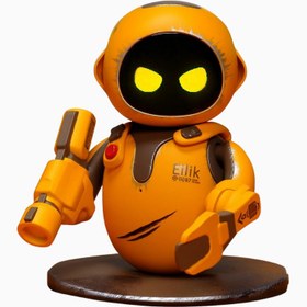 Resim Eilik DQ, Dokunmatik Etkileşimli Oyuncak, Sevimli Robot Evcil Hayvan - Turuncu 