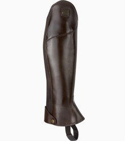 Resim Comet Leder-Chaps, Deri, Elastik Fermuarlı ve Şık Binicilik Tozluğu - Kahverengi / XL 