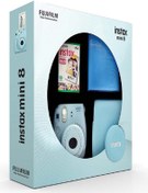 Resim Fuji Instax Mini 8 Gift Box 4 Blue 