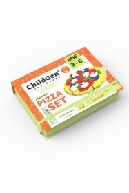 Resim Childgen Pizza Sahneli Oyun Hamuru Seti 