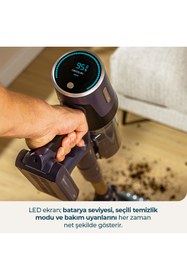 Resim CECOTEC Rs70 Pet Flex Kablosuz Dikey Süpürge Şarjlı Güçlü 