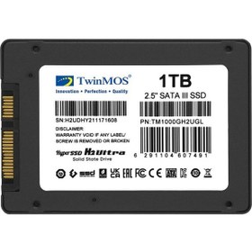 Resim TWINMOS 1TB 580/550Mb/s 2.5" SATA3 SSD TM100 GH2UGL 3D-NAND 