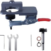 Resim Seeppitous Ahşap Işleme 35MM Delik Açıcı Menteşe Açıcı Kapı Dolapları Menteşe Bulucu Ahşap Çalışma Deliği Delme Kılavuzu Bulucu (Yurt Dışından) 