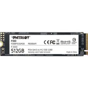 Resim Patriot P300 512GB 1700MB-1100MB M.2 2280 PCIe SSD 