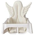 Resim Pamuk Atölyesi Antilop Melek Kanatlı Küçük Mama Sandalyesi Minderi - Beyaz 
