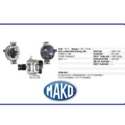 Resim Mako Alternatör A115ı.14v/105a Transıt V184 63310503 