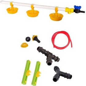 Resim TavPet Nipel Suluk Sistemi Montaj Aparatlı Büyük Yaylı Çanaklı 60 Cm 