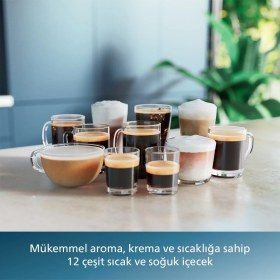 Resim Philips Aquaclean Filtre Lattego Süt Sistemi 12 Çesit Kahve Tam Otomatik Espresso Makinesi 2kg Tchibo Kahve + Lambader Hediye 