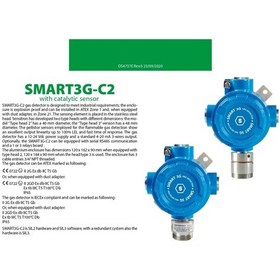 Resim S2097vb Gc2 Sensitron Smart3g Gaz Dedektörü 4-20ma Çıkışlı Atex Iecex Sertifikalı 