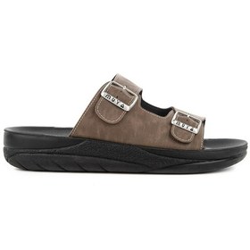 Resim Muya Ditta Anatomik Taban Dört Mevsim Erkek Terlik Vizon 