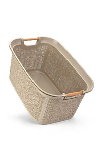 Resim Practical Kulplu Temiz Çamaşır Sepeti & Sele-cappucino Kahve 