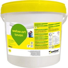 Resim WEBER Art Tavan Tavan Boyası 10 Kg 
