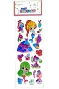 Resim Ticon Sticker 3D Denizkızı 