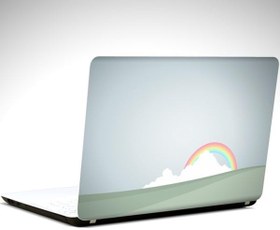 Resim Bulut ve Gökkuşağı Laptop Sticker 13 İnch (34X24CM) 