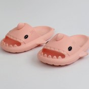 Resim BilfolD Köpekbalığı Pembe Unisex Tam Ortopedik Terlik Shark Slides 
