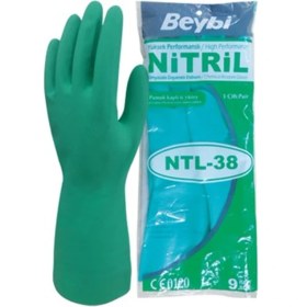 Resim Beybi Ntl-38 Kimyasal Koruyucu Nitril Eldiven 38 cm 10B 