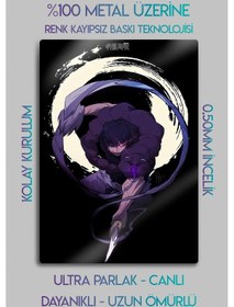 Resim Toji Fushiguro - Metal Baskı Parlak Duvar Tablosu, Anime Manga 
