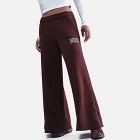Resim Nike Phoenix Fleece Logo Wide Leg Kadın Pantolon 