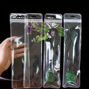 Resim 50 adet Şeffaf Fermuarlı Poşetler, & Yeniden Kullanılabilir Plastik Poşetler Takılar, Kalem, Makyaj Fırçaları için - Hediye Paketleme ve Depolama için İdeal, Takı Depolama|Fleaive Tasarım|Deniz 
