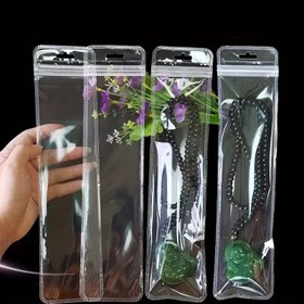 Resim 50 adet Şeffaf Fermuarlı Poşetler, & Yeniden Kullanılabilir Plastik Poşetler Takılar, Kalem, Makyaj Fırçaları için - Hediye Paketleme ve Depolama için İdeal, Takı Depolama|Fleaive Tasarım|Deniz 