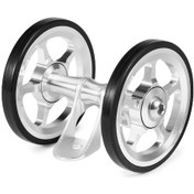 Resim Reedark Lıxada Alüminyum Alüminyum Lastik İki Tekerlekli Kol Çekme Rulosu Gümüş 