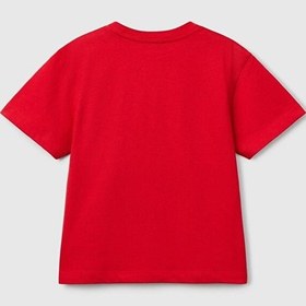 Resim United Colors Of Benetton Benetton Erkek Bebek Figürlü Tshırt Kırmızı 