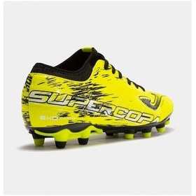 Resim Joma Supercopa 2301 Black Lemon Fluor Fırm Ground Krampon Ve Halı Saha Ayakkabısı Sarı 