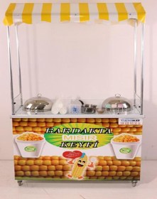 Resim Çift Kazanlı Bardakta Mısır Tezgahı (Model Van) 60X120 