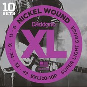 Resim D'Addario EXL120-10P Elektro Gitar Teli Set 