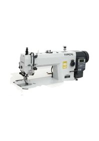 Resim Typical GC-0313-ACXD3 Çift Pabuç Tek İğne İplik Kesicili Deri Dikiş Makinesi 