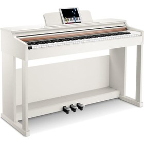 Resim Donner DDP-100 Dijital Piyano (Beyaz) 