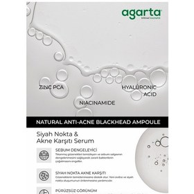 Resim Agarta Siyah Nokta ve Akne Karşıtı Serum 50 ML 