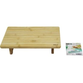 Resim Zenvia Dikdörtgen Ayaklı Mini Sofra MODEL=32X21.5CM Bambu Ahşap Kesim Panosu (4887) ZNVA-GO3146 