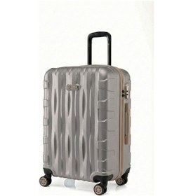 Resim Büyük Boy Valiz 4x2 Teker Taş-bej 1167 Taş 