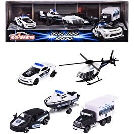 Resim Majorette Police Force 4'lü Koleksiyon Paketi 